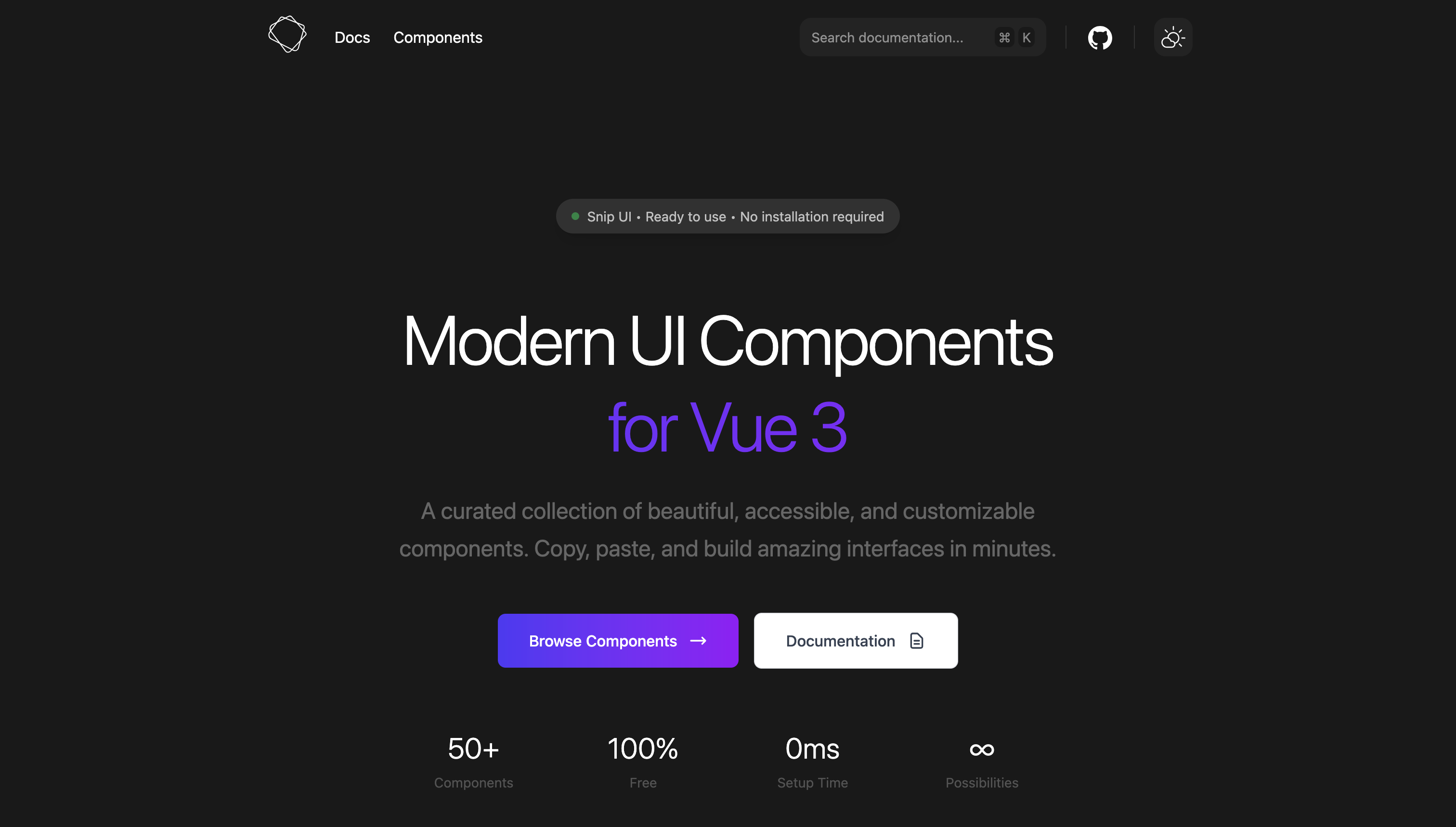 Snip UI Library